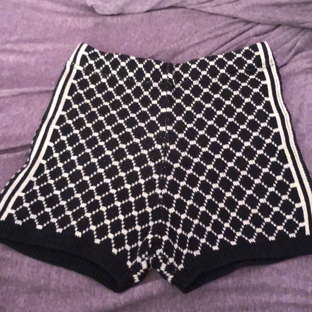 High Waisted Sweater Shorts